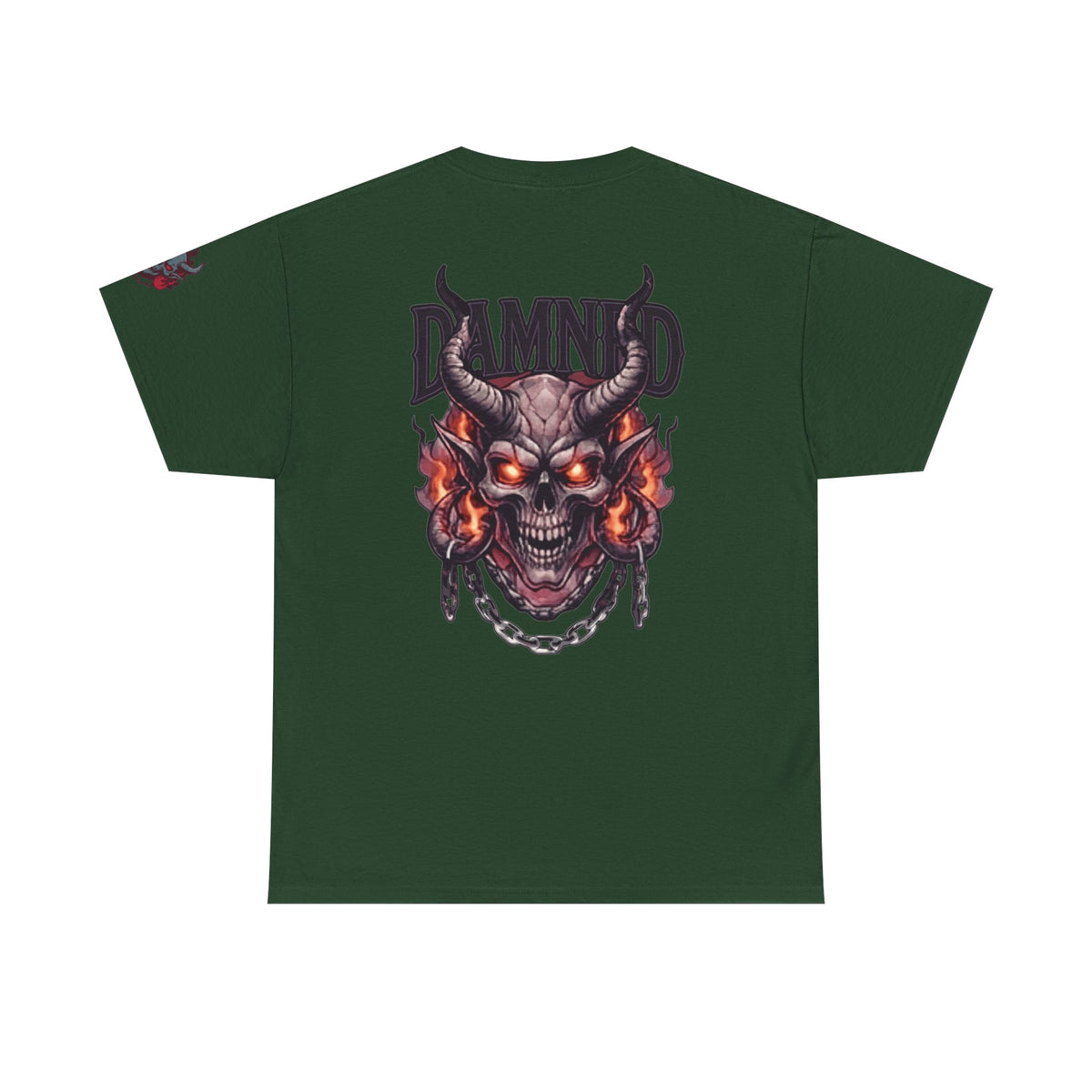 Color: Forest Green | Damned Premium Graphic Tee