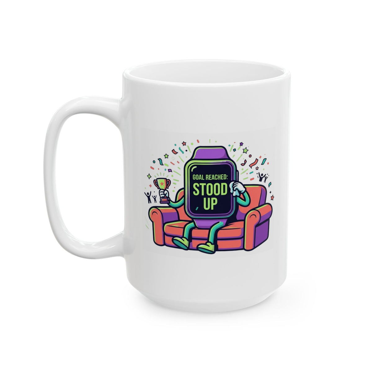 "The Bar Has Never Been Lower" White Ceramic Mug — Graphic