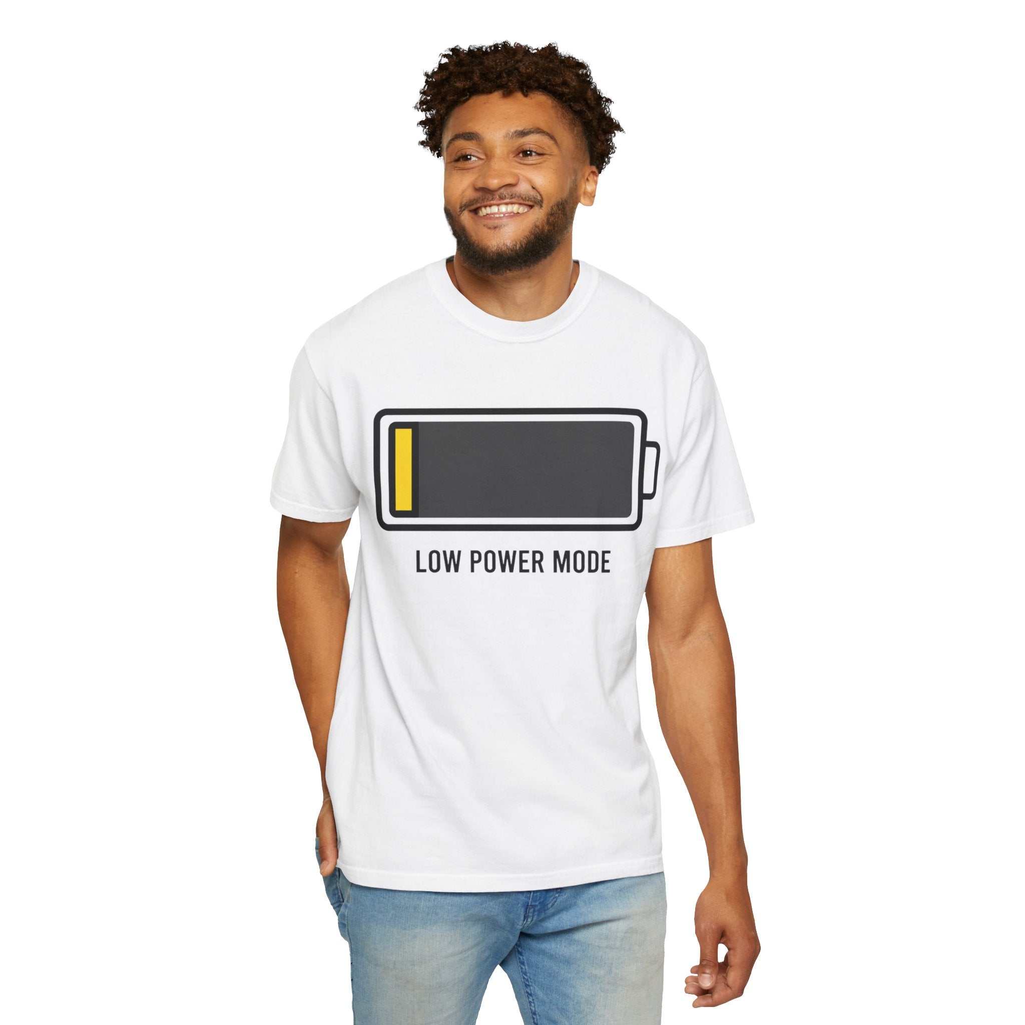 "Low Power Mode" Unisex Garment-Dyed Tee