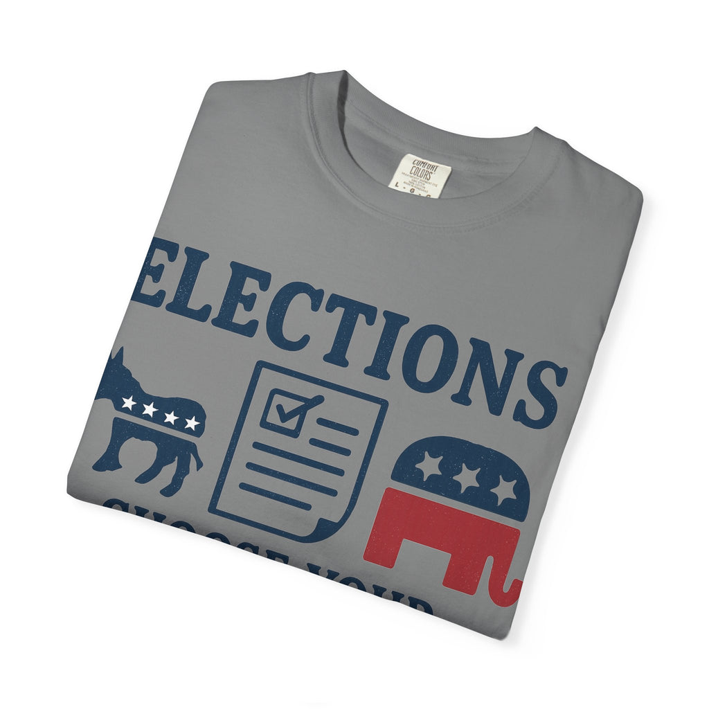 "Voting for the Best" Unisex Garment-Dyed T-shirt
