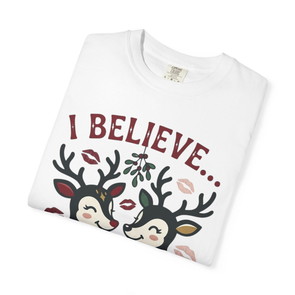 "Bad Decisions Under the Mistletoe" Unisex Garment-Dyed Tee