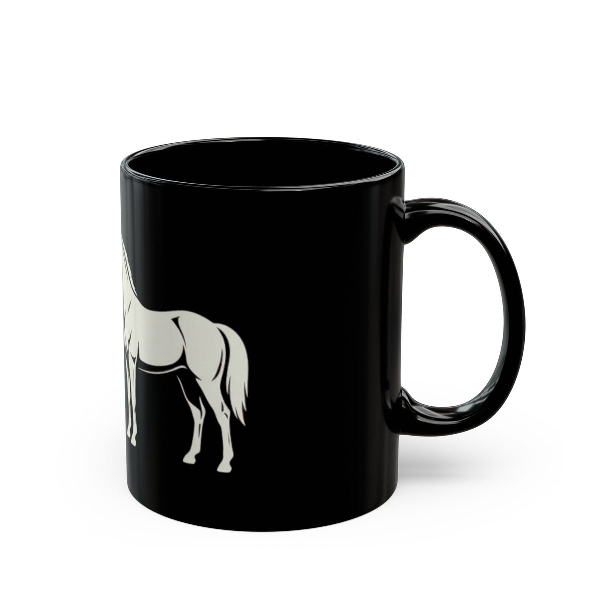 "Good Book Series Ezekiel 23 20 Love Language" Black Ceramic Mug — Graphic