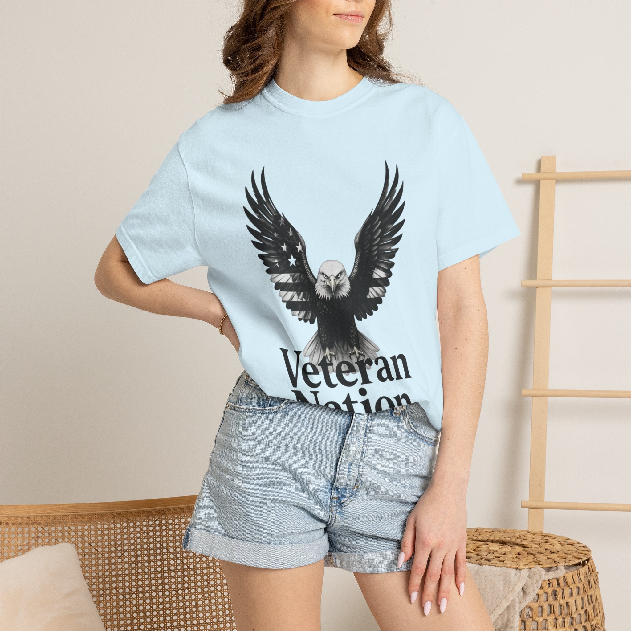 "Veteran Nation" Unisex Garment-Dyed T-shirt