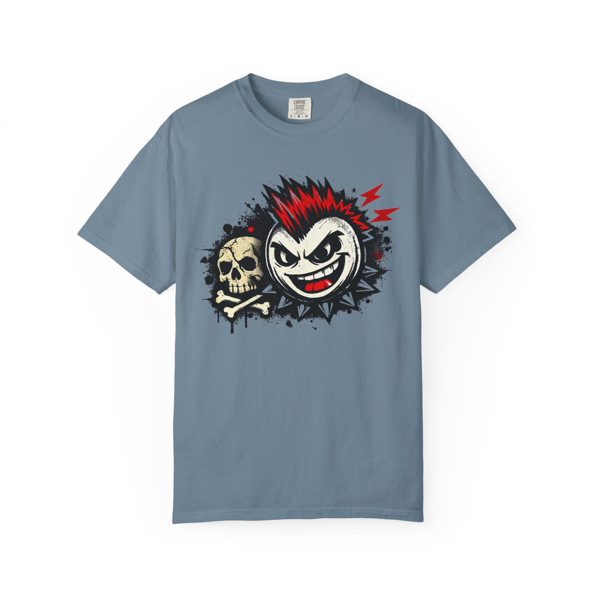 Color: Ice Blue | Pure Uncut Attitude | Garment-Dyed Tee — AttitudeShirts