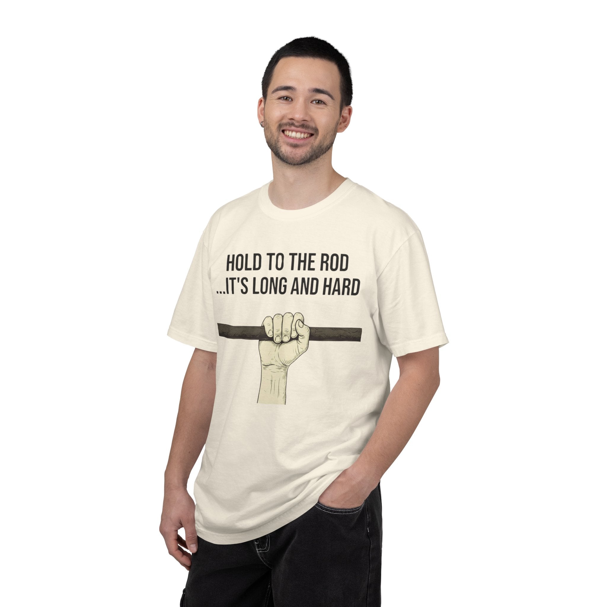 "Hold to the Rod" Unisex Garment-Dyed Tee