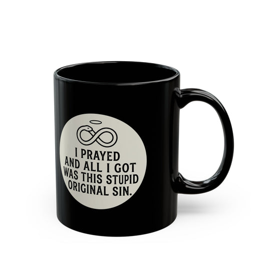 "Good Book Series Original Sin" Black Ceramic Mug