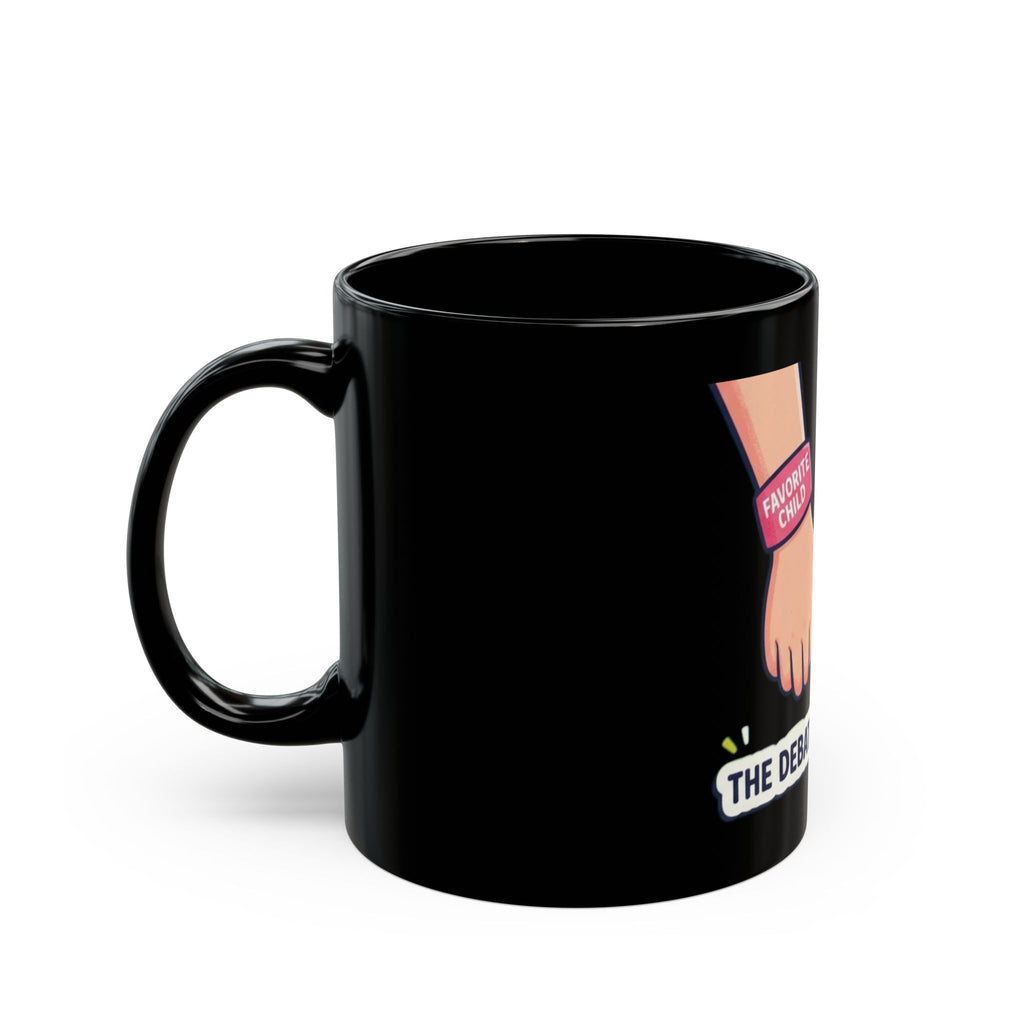 "Grandpa's Favorite" Black Ceramic Mug — Graphic
