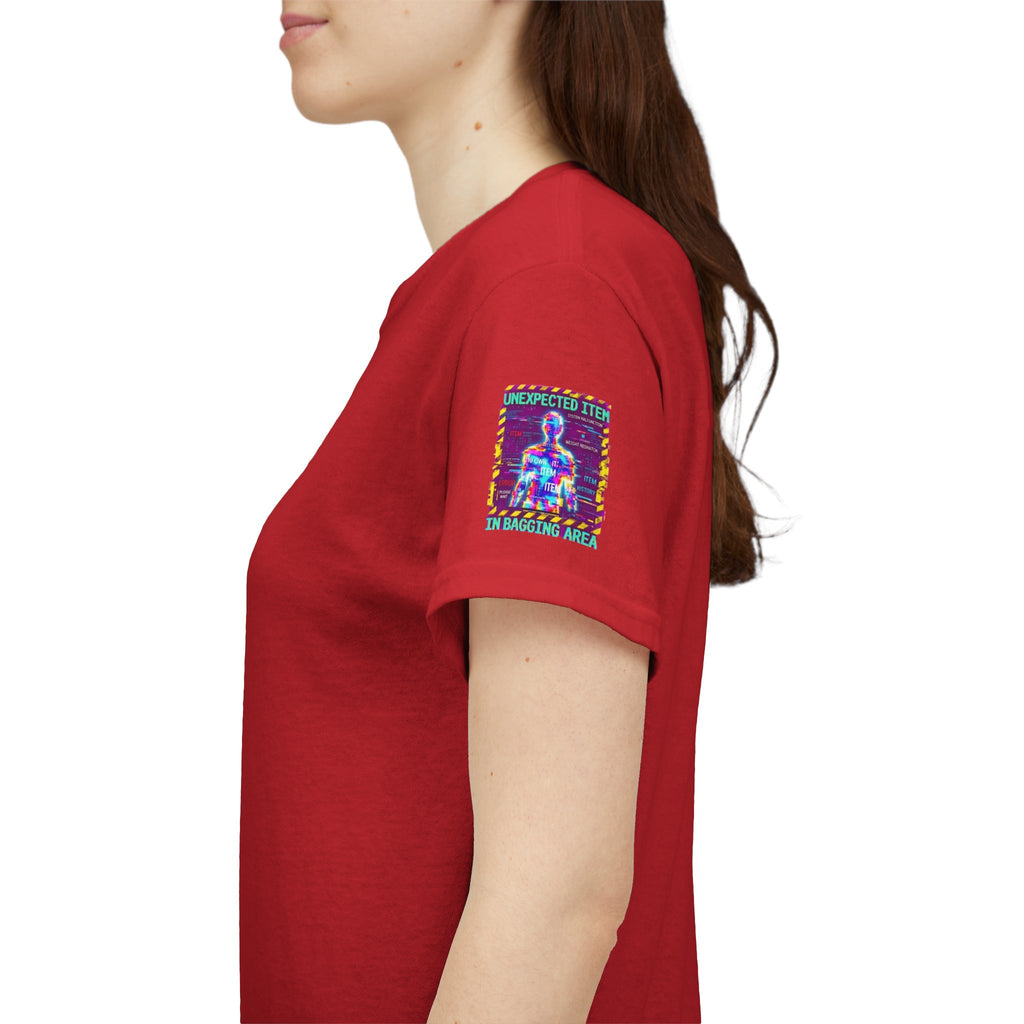 "Unexpected Item In Bagging Area" Premium Graphic Tee