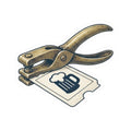 "One-Way Ticket Brewery" Sticker