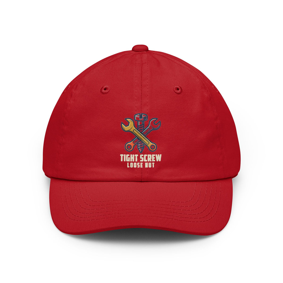 Color: Red | Tight Screw and a Loose Nut Dad Hat