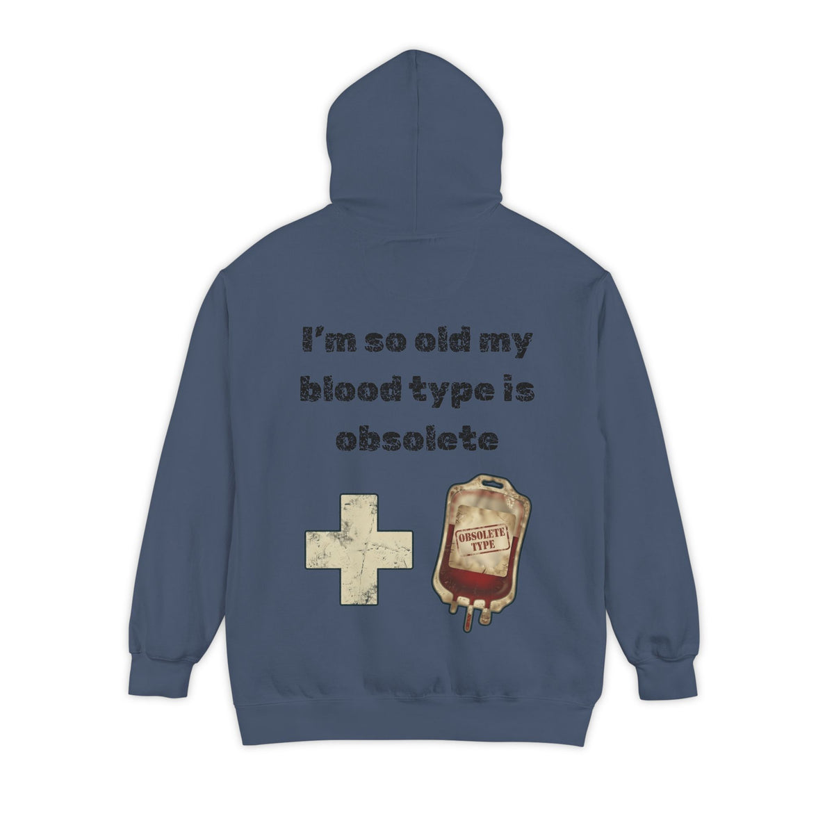 Color: Denim | Blood Type Garment-Dyed Hoodie