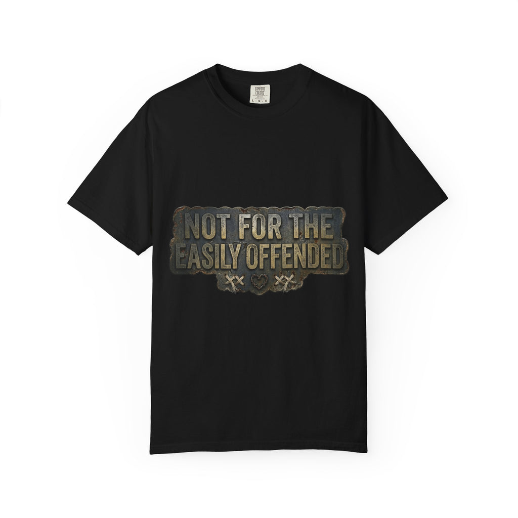 Fair Warning Label | Garment-Dyed Tee — AttitudeShirts