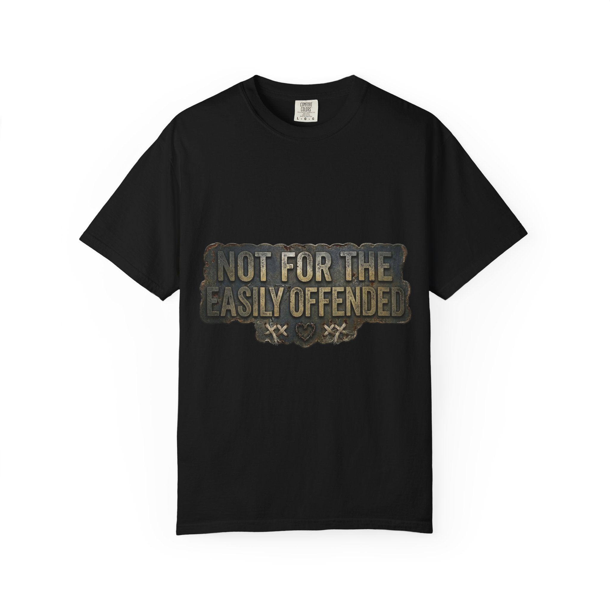 Fair Warning Label | Garment-Dyed Tee — AttitudeShirts