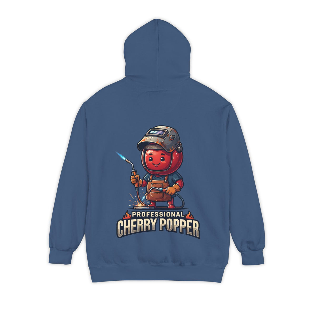 Color: True Navy | Professional Cherry Popper Garment-Dyed Hoodie