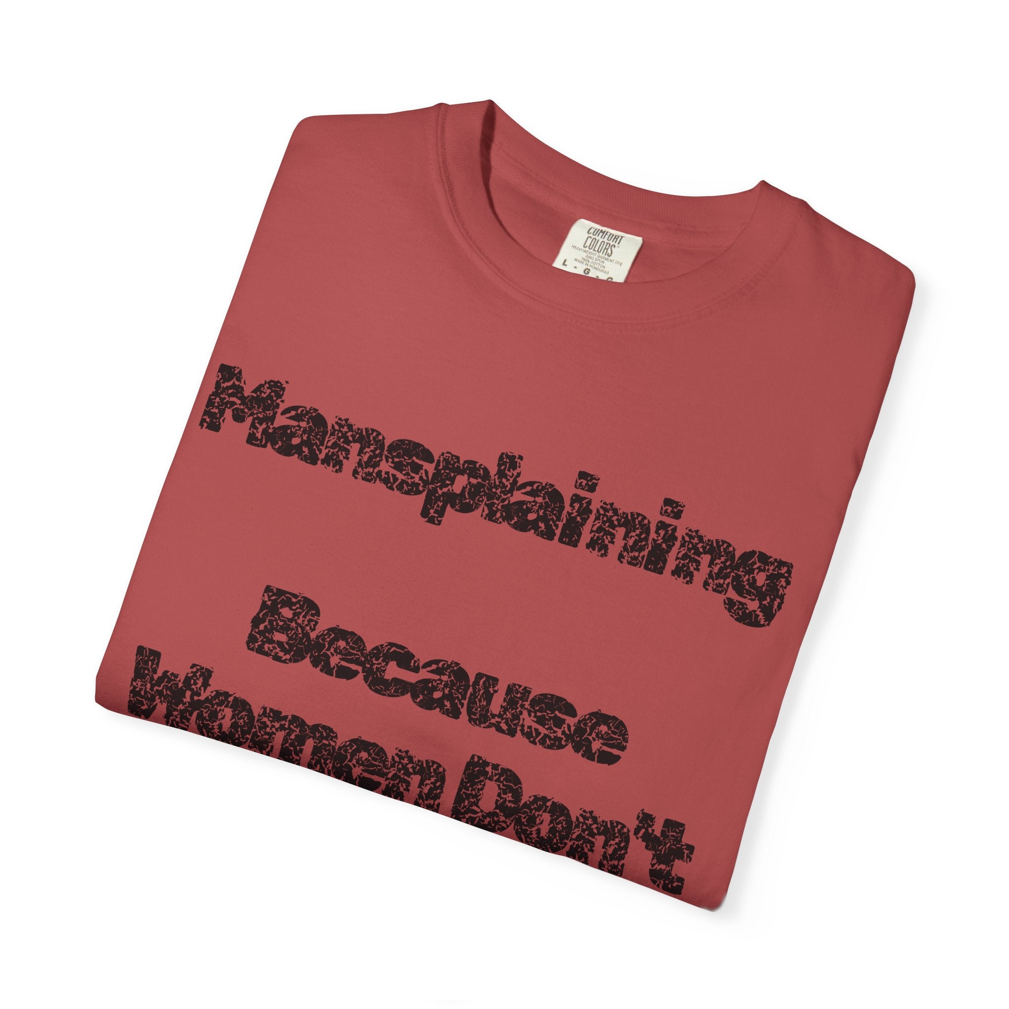 "Mansplaining" Unisex Garment-Dyed Tee