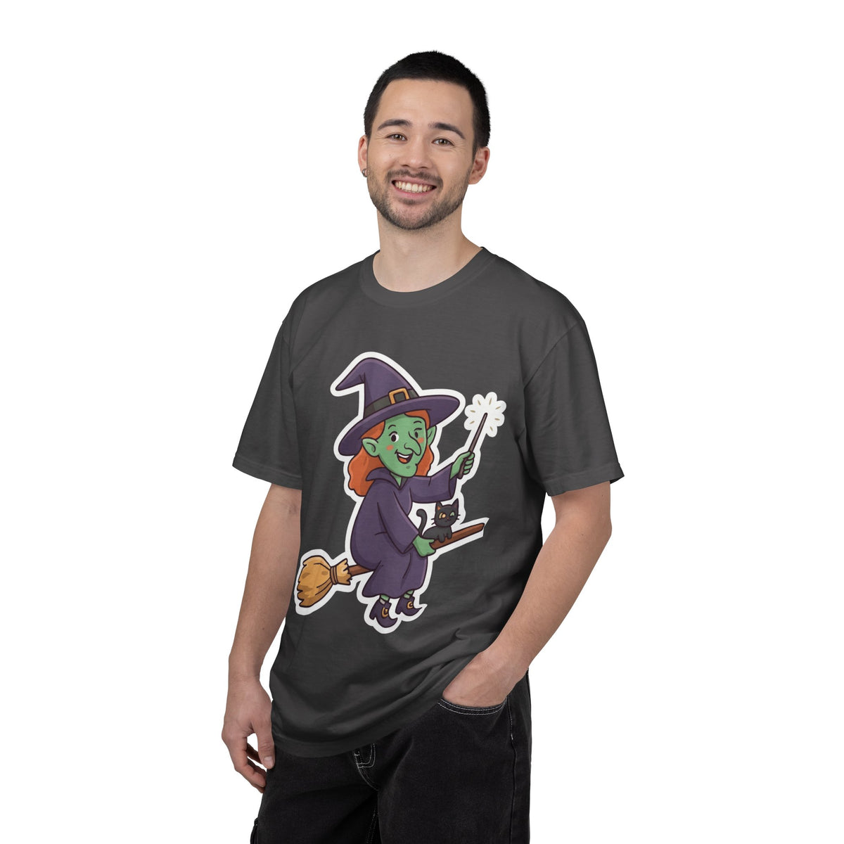 Color: Graphite | Witch Unisex Garment-Dyed Tee
