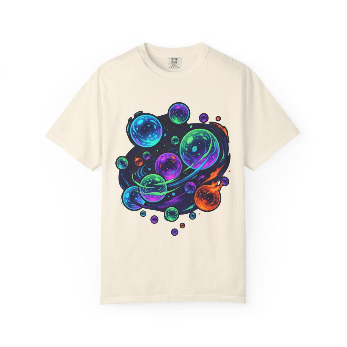 Color: Ivory | MinMin Lights (Australian Folklore) Unisex Garment-Dyed Tee