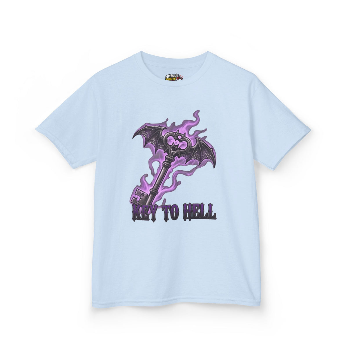 Color: Light Blue | Skeleton Key Kids Tee
