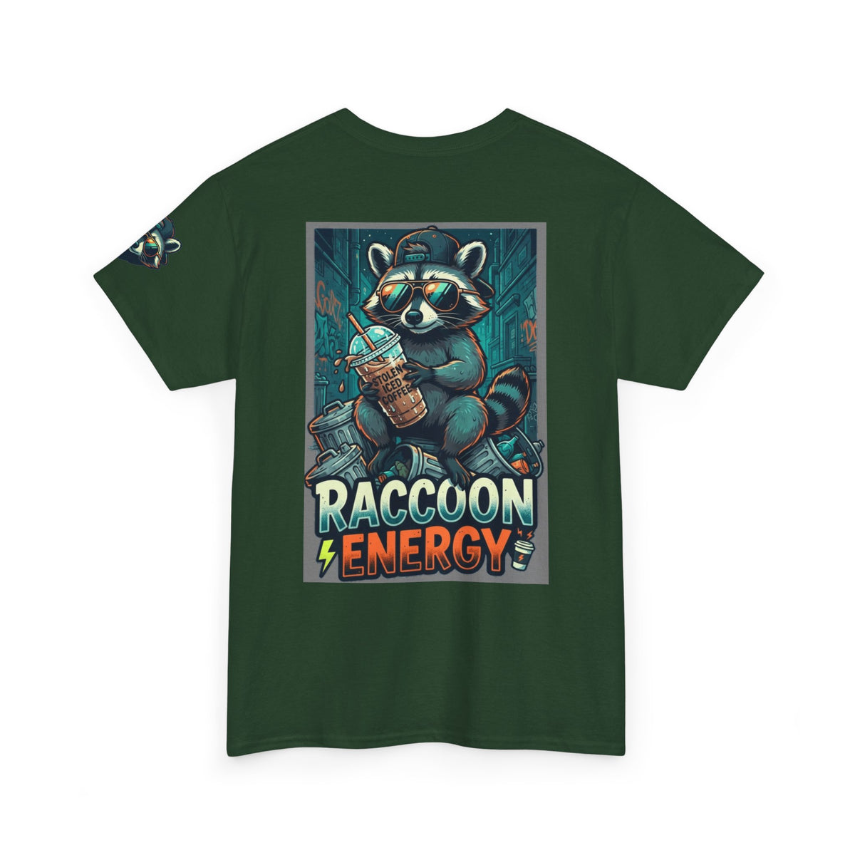"Raccoon Energy" Premium Graphic Tee