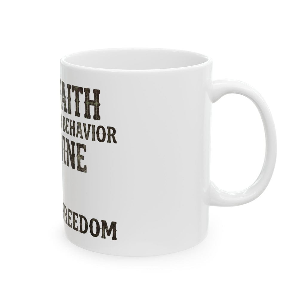 "Religious Freedom" White Ceramic Mug