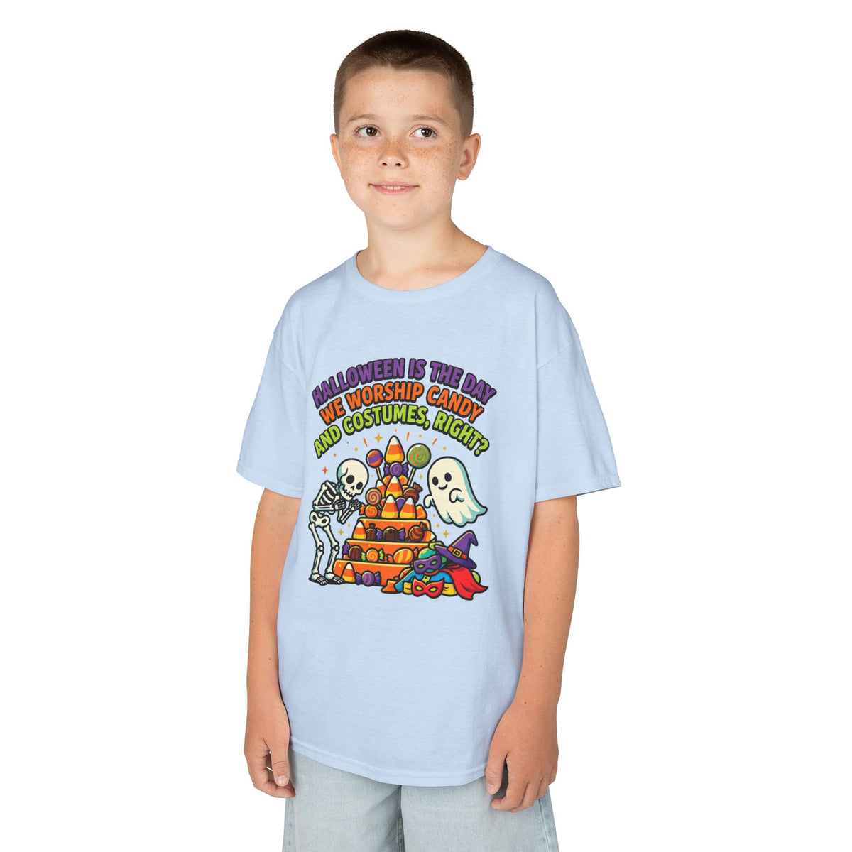 Color: Light Blue | Worship Candy Kids Tee