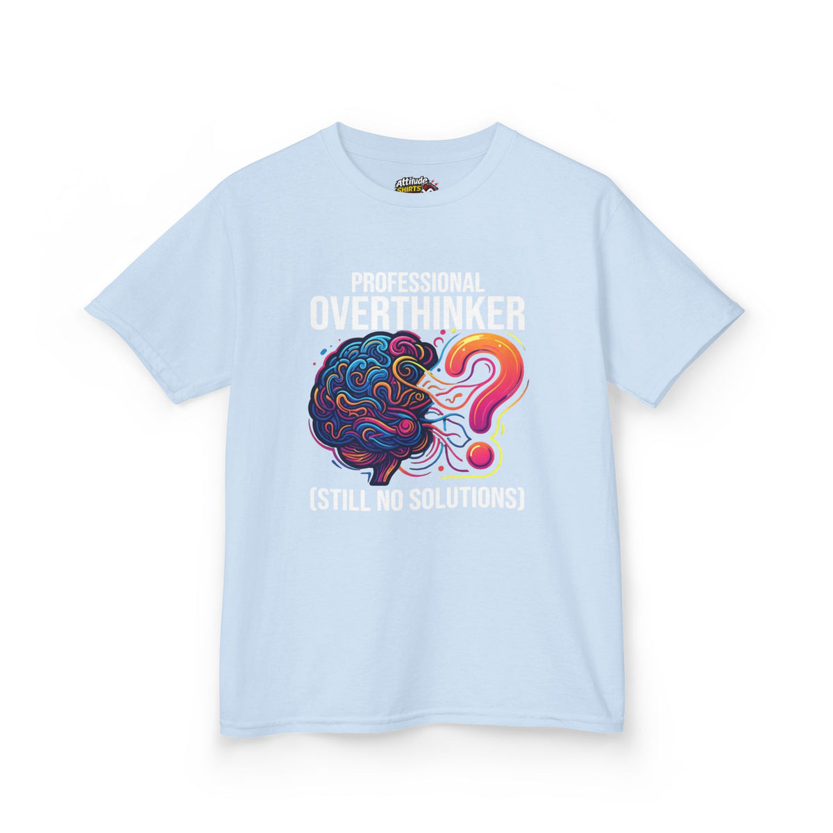 Color: Light Blue | Professional Overthinker Kids Tee