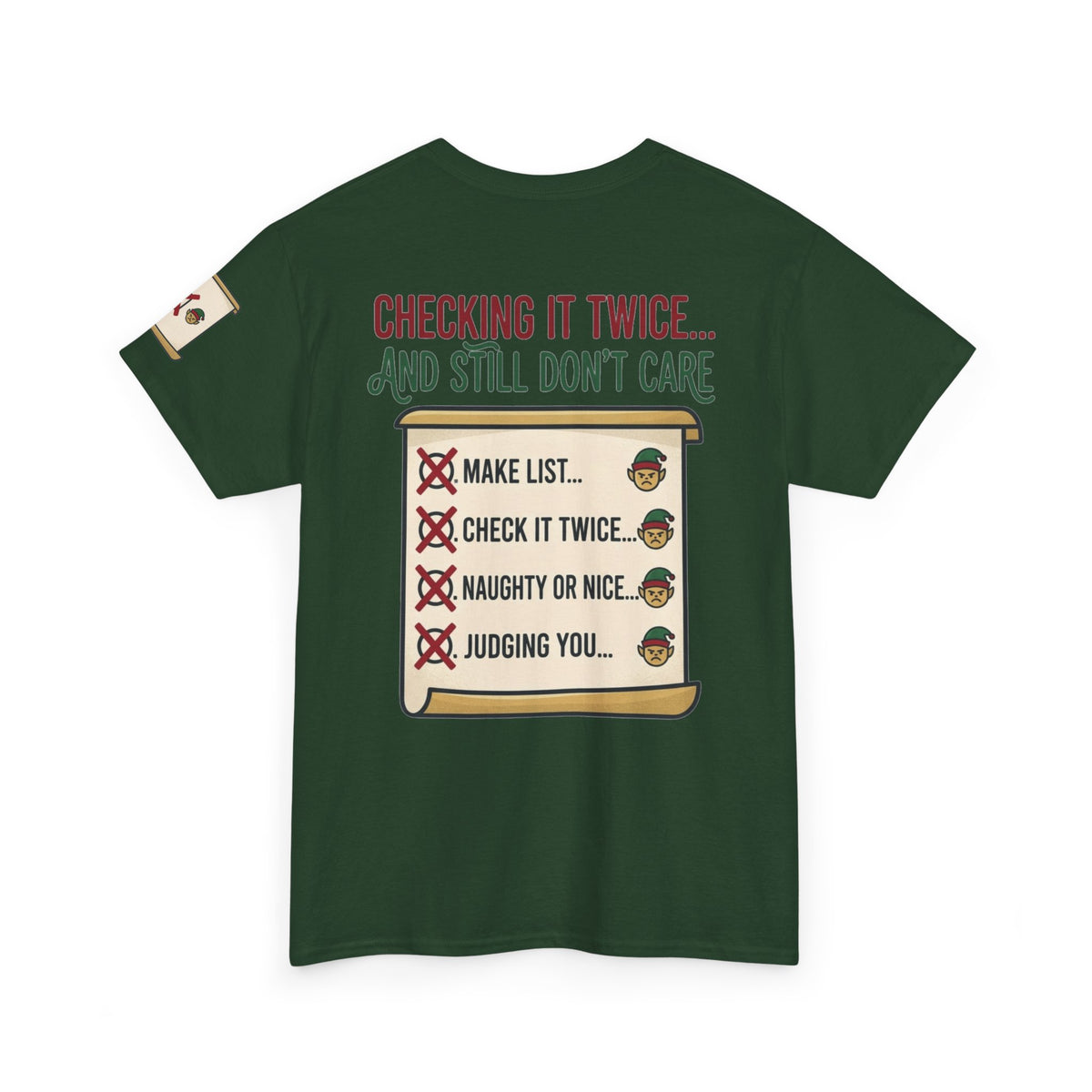 "Checking It Twice" Premium Graphic Tee