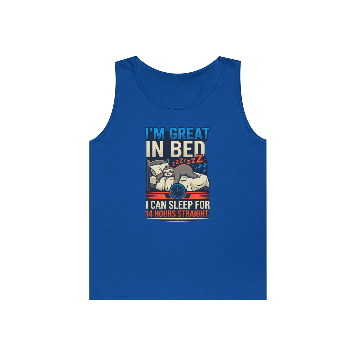 Color: Royal | I'm Great In Bed Tank Top