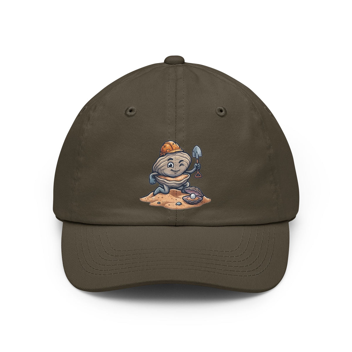 Color: Olive | Digging For The Big Pearl Dad Hat — Graphic