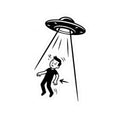 "UFO's" Sticker
