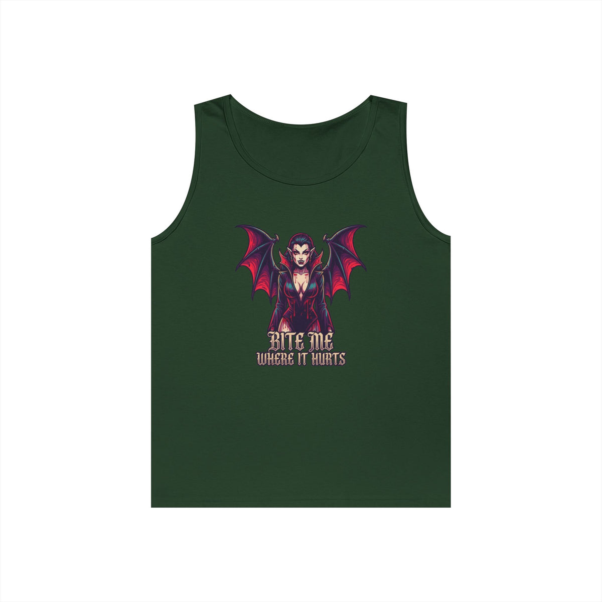 Color: Forest Green | Bite Me Where It Hurts Tank Top