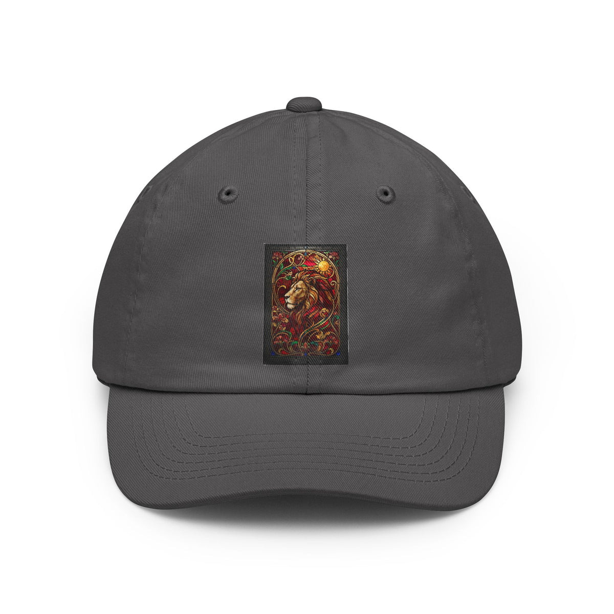 Color: Charcoal | Stained Glass Sign LEO Dad Hat