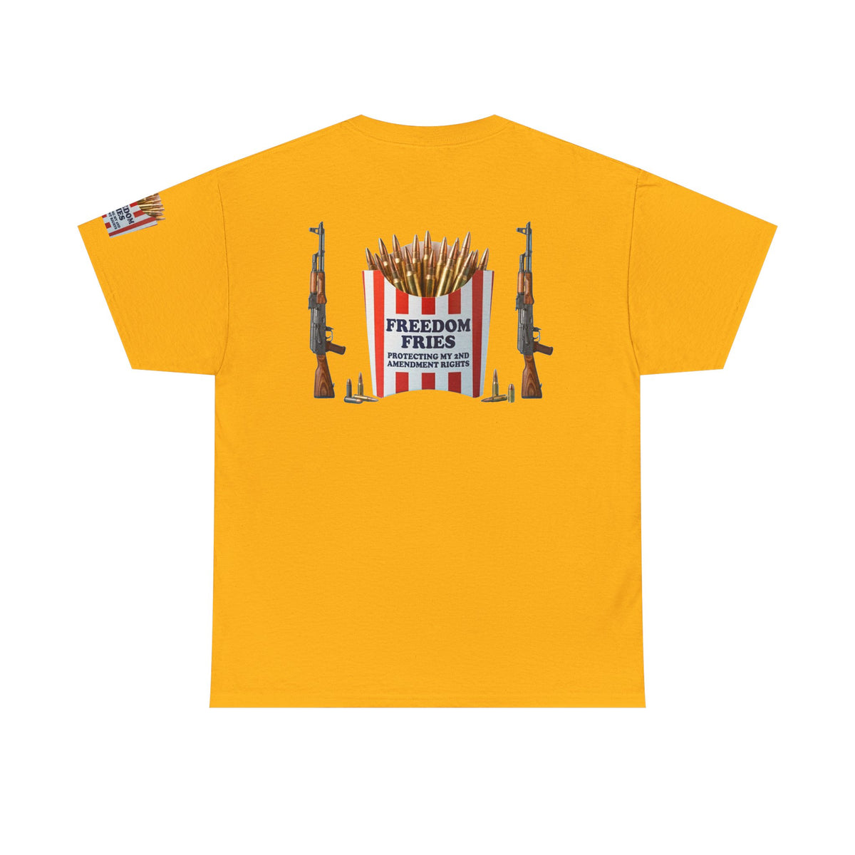 Color: Gold | Freedom Fries Premium Graphic Tee