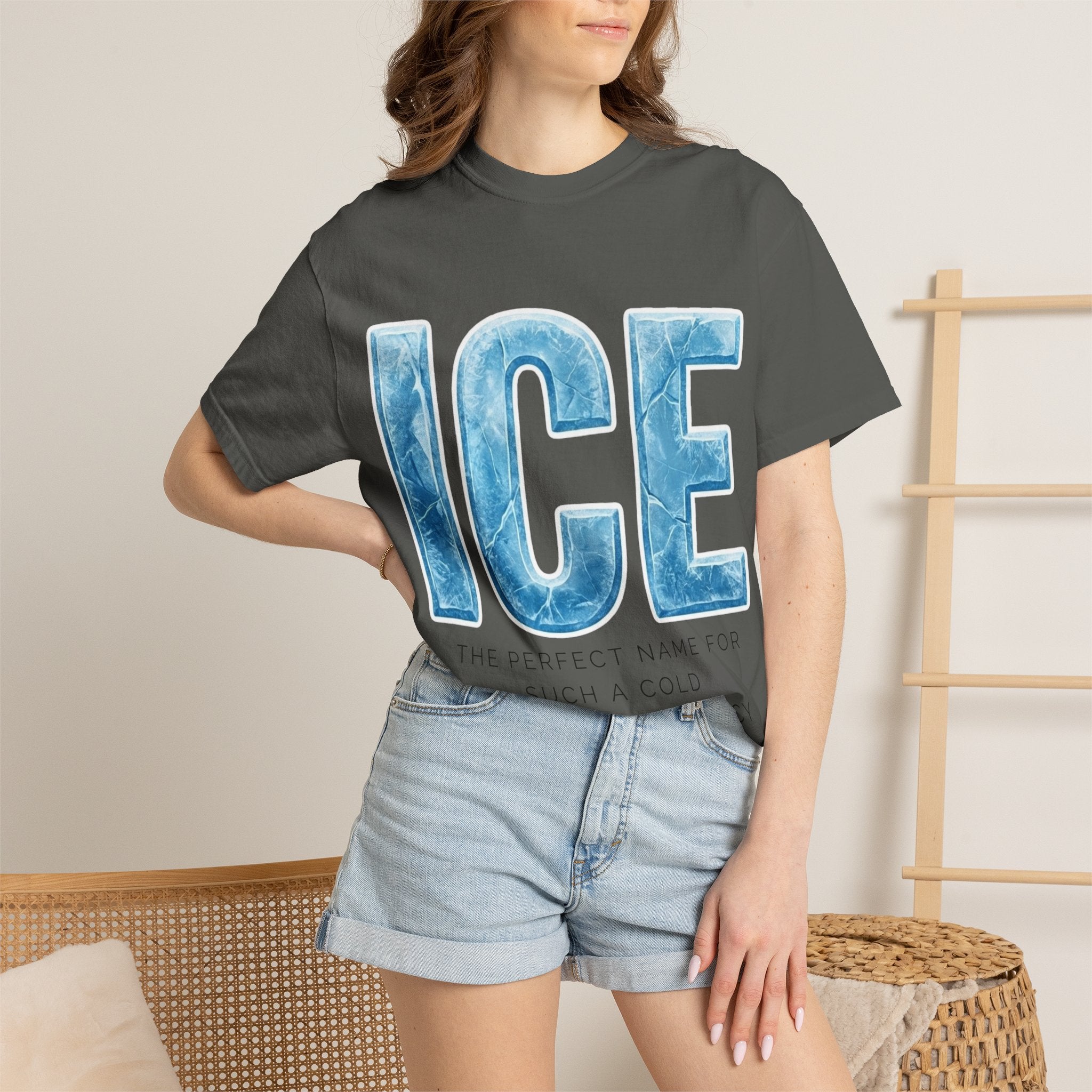 "ICE Cold Government" Unisex Garment-Dyed T-shirt