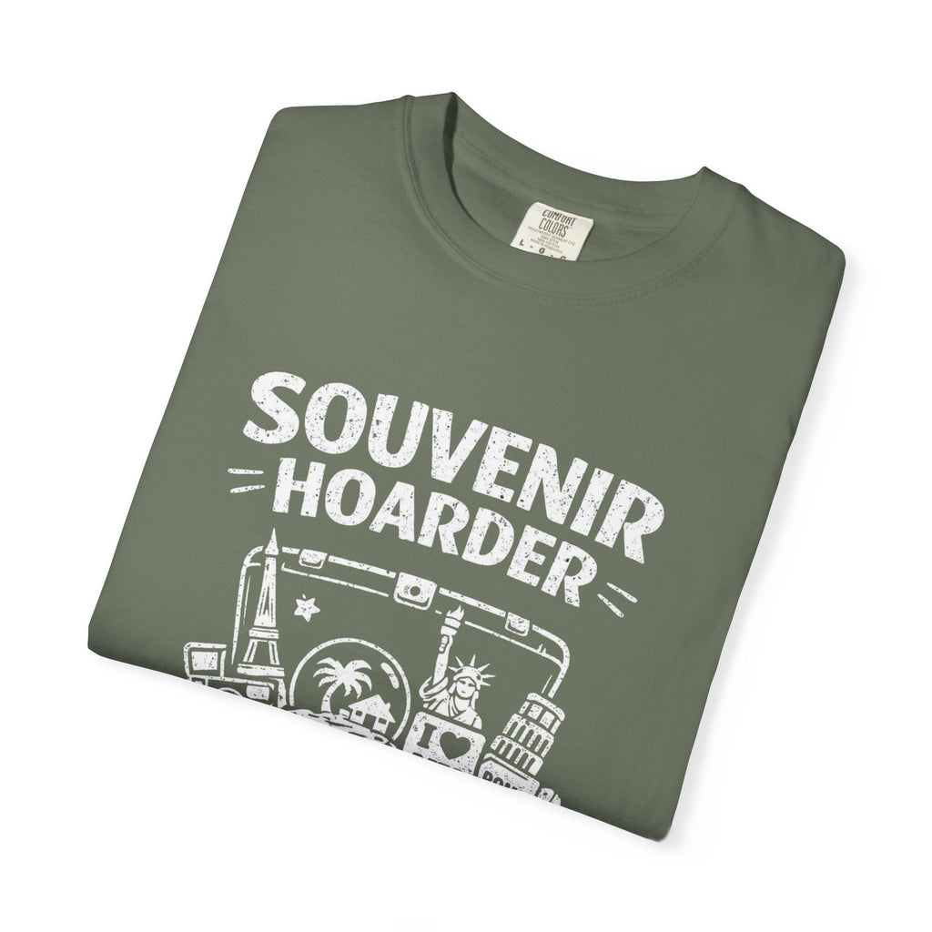 "Souvenir Hoarder" Unisex Garment-Dyed T-shirt