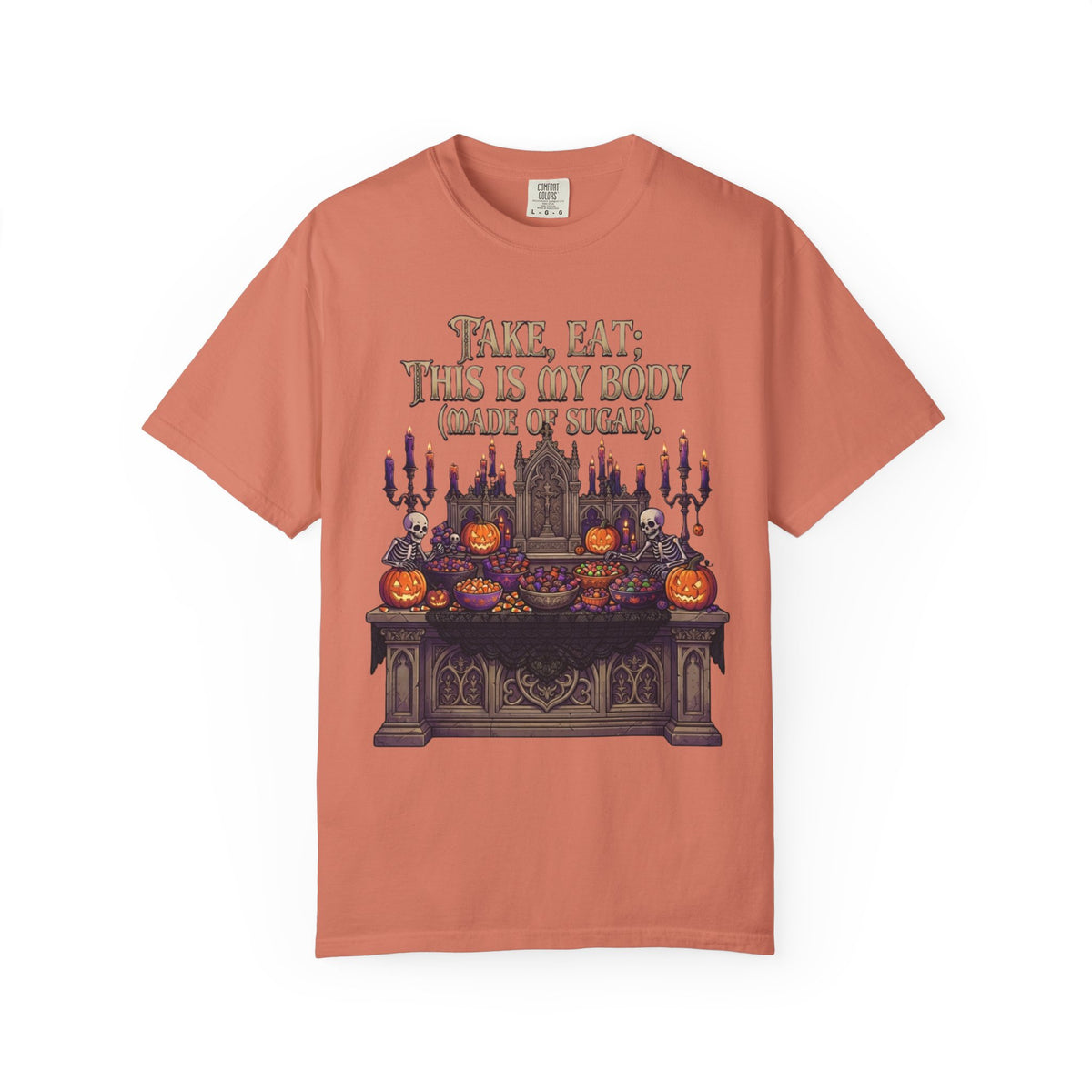 Color: Terracotta | This Is My Body Unisex Garment-Dyed Tee