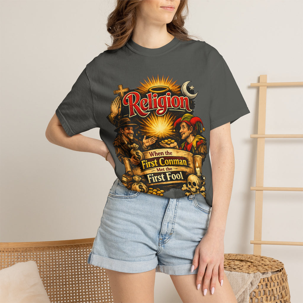 "The Original Transaction" Unisex Garment-Dyed T-shirt