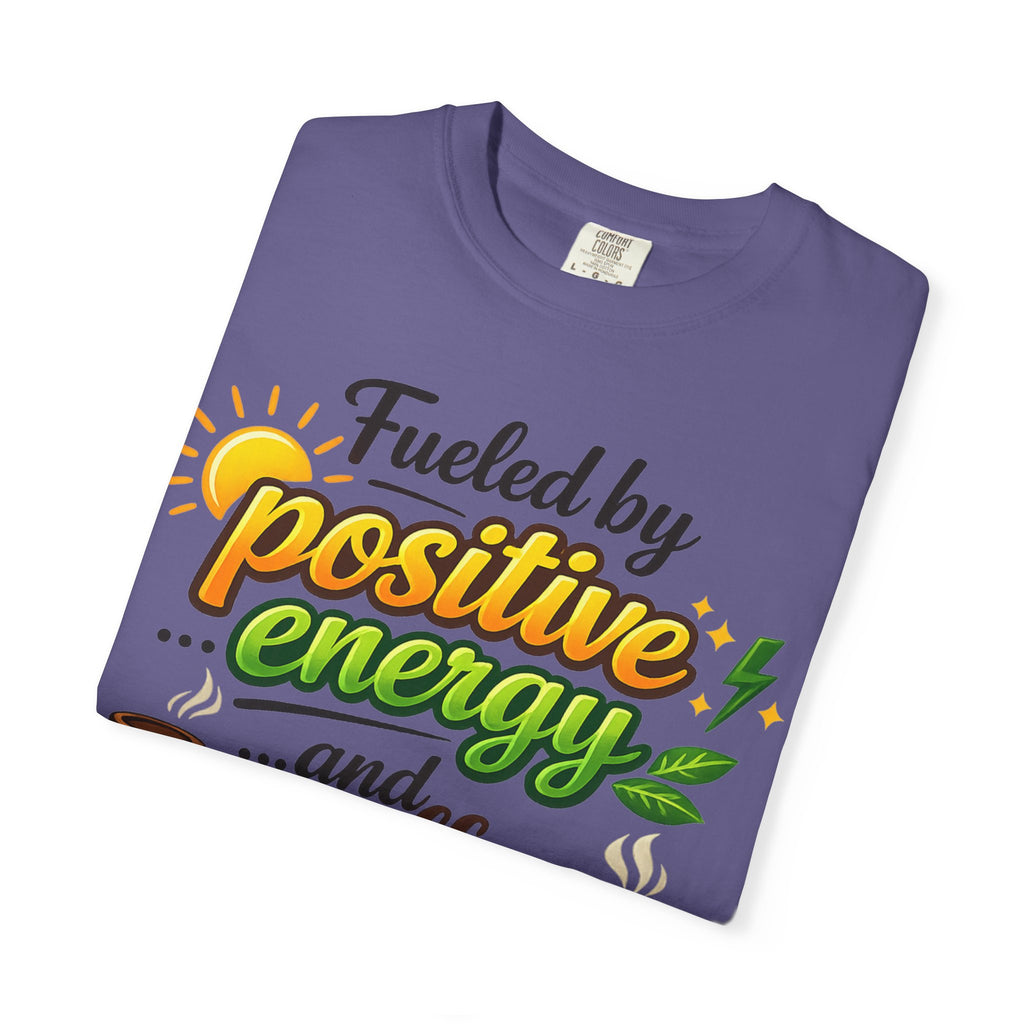 "The High-Voltage Morning Routine" Unisex Garment-Dyed T-shirt