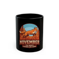 "November Legend" Black Ceramic Mug