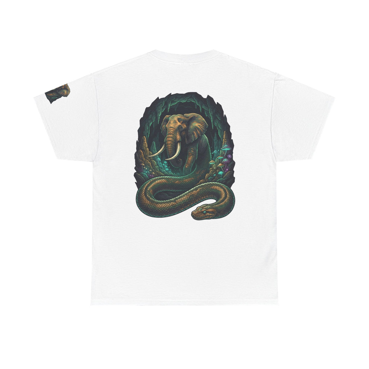 Color: White | Grootslang (South African Mythology) Premium Graphic Tee