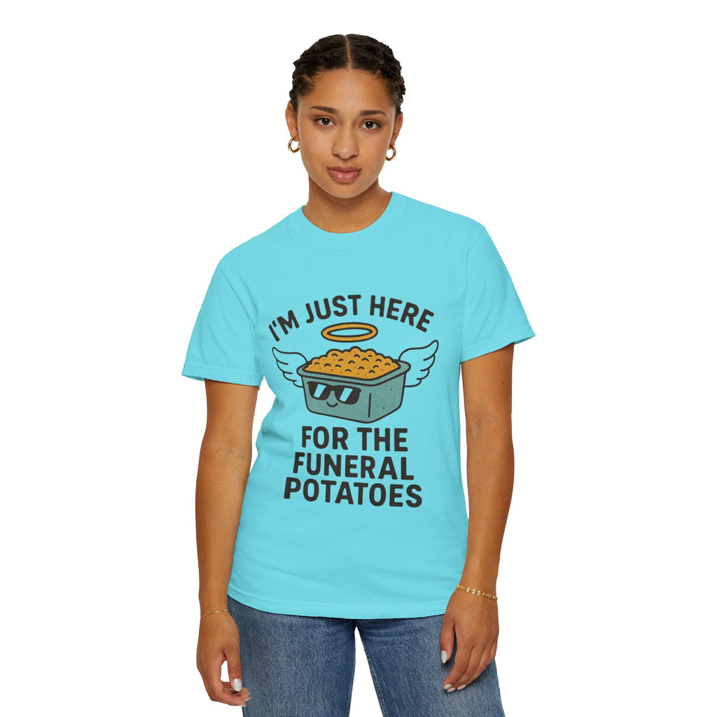 "Funeral Potatoes" Unisex Garment-Dyed T-shirt