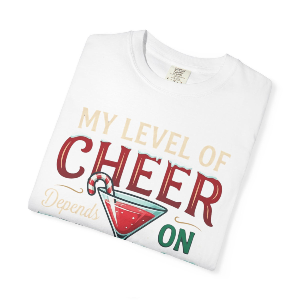 "Christmas Cheer" Unisex Garment-Dyed Tee