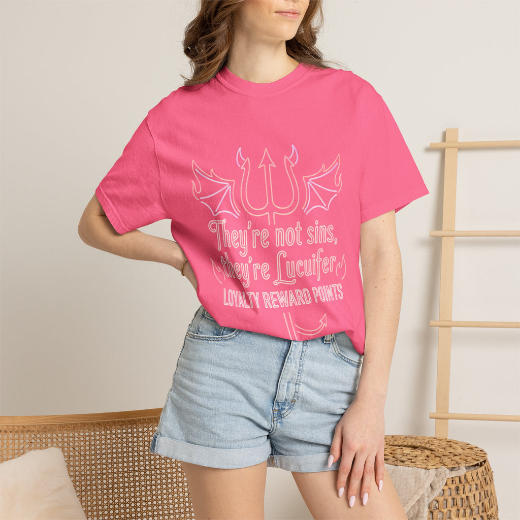 "Infernal Rewards Program" Unisex Garment-Dyed T-shirt