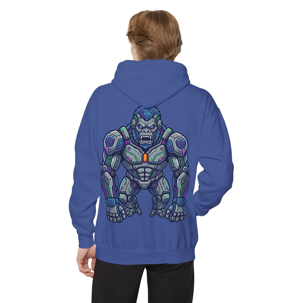 "Cyber Gorilla" Garment-Dyed Hoodie