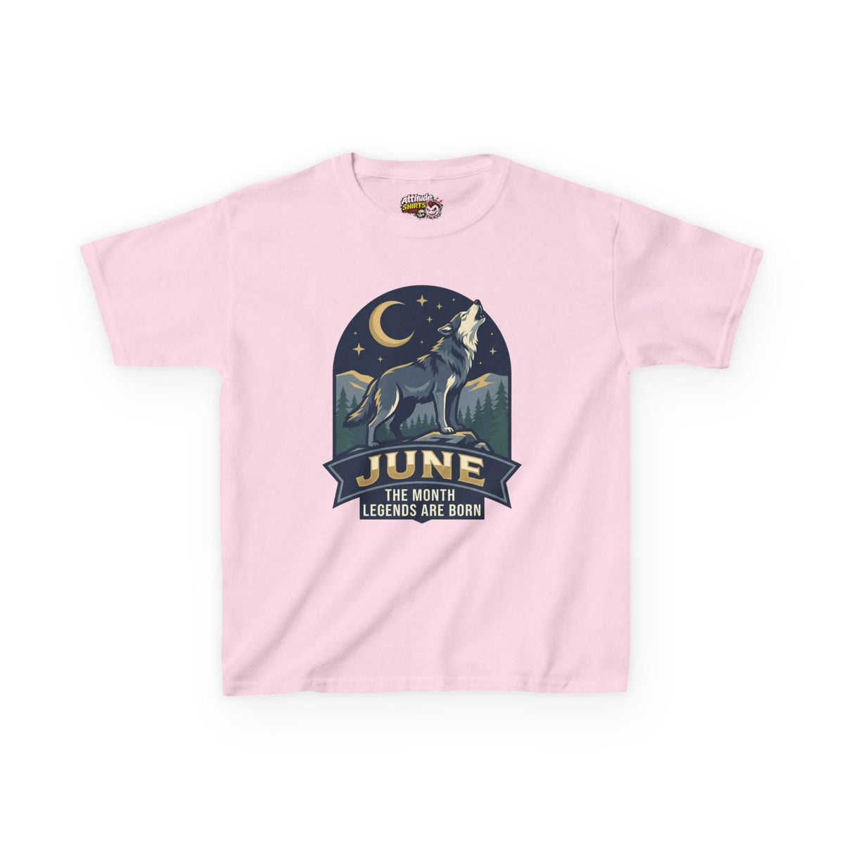 Color: Light Pink | June Legend Kids Tee