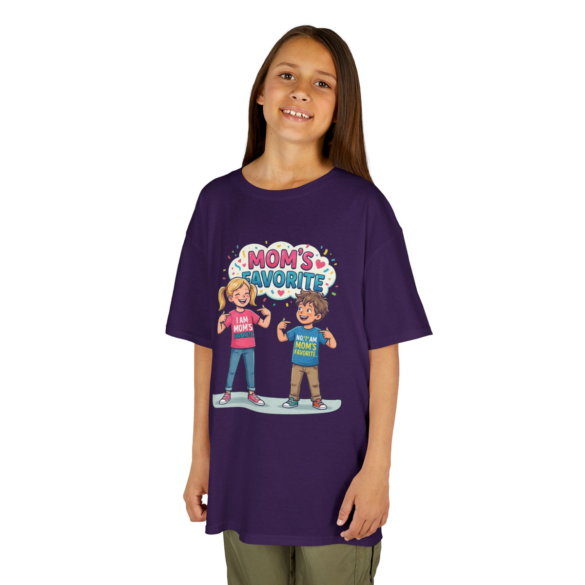 Color: Purple | Mom's Favorite Kids Tee