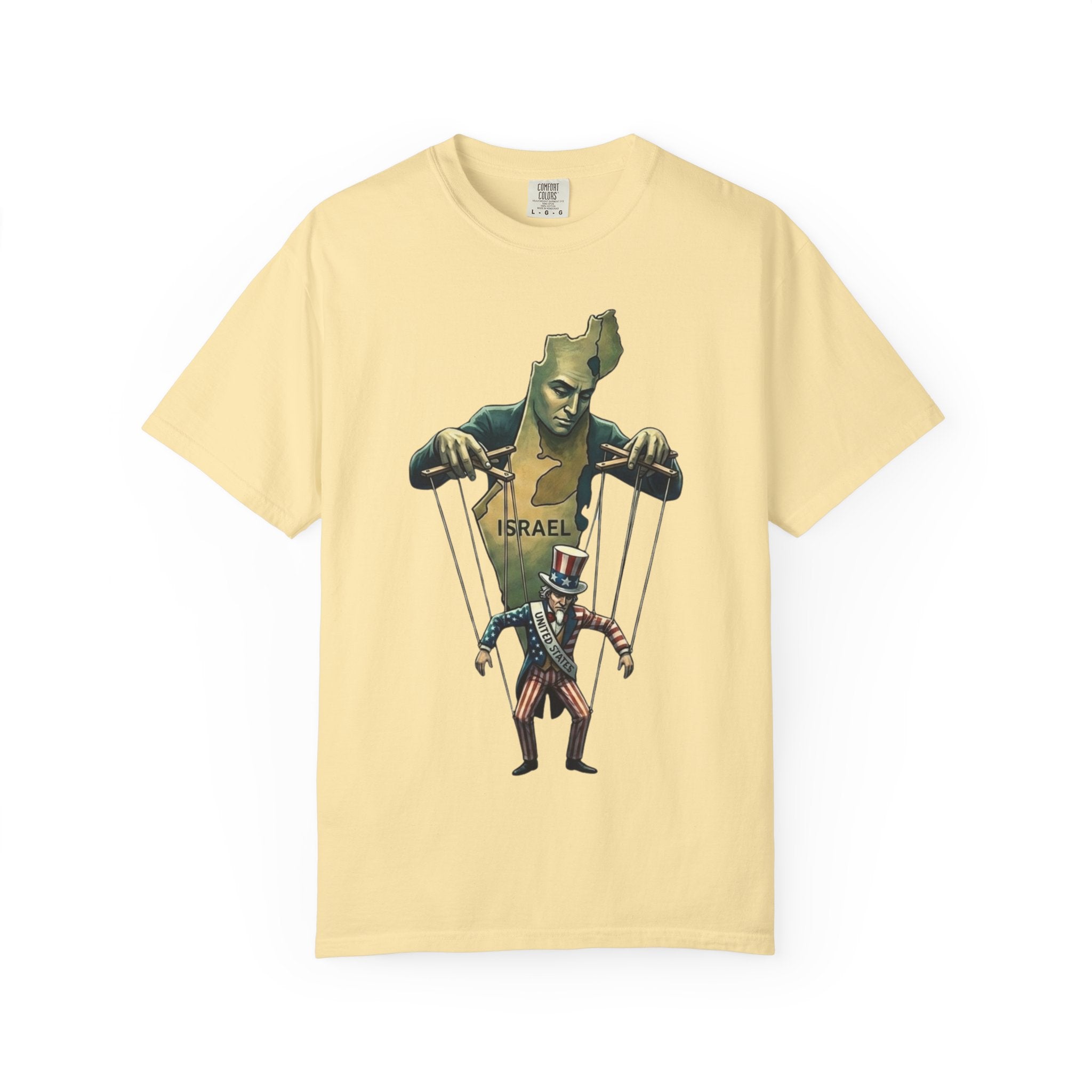 "The Global Puppet Master" Unisex Garment-Dyed T-shirt