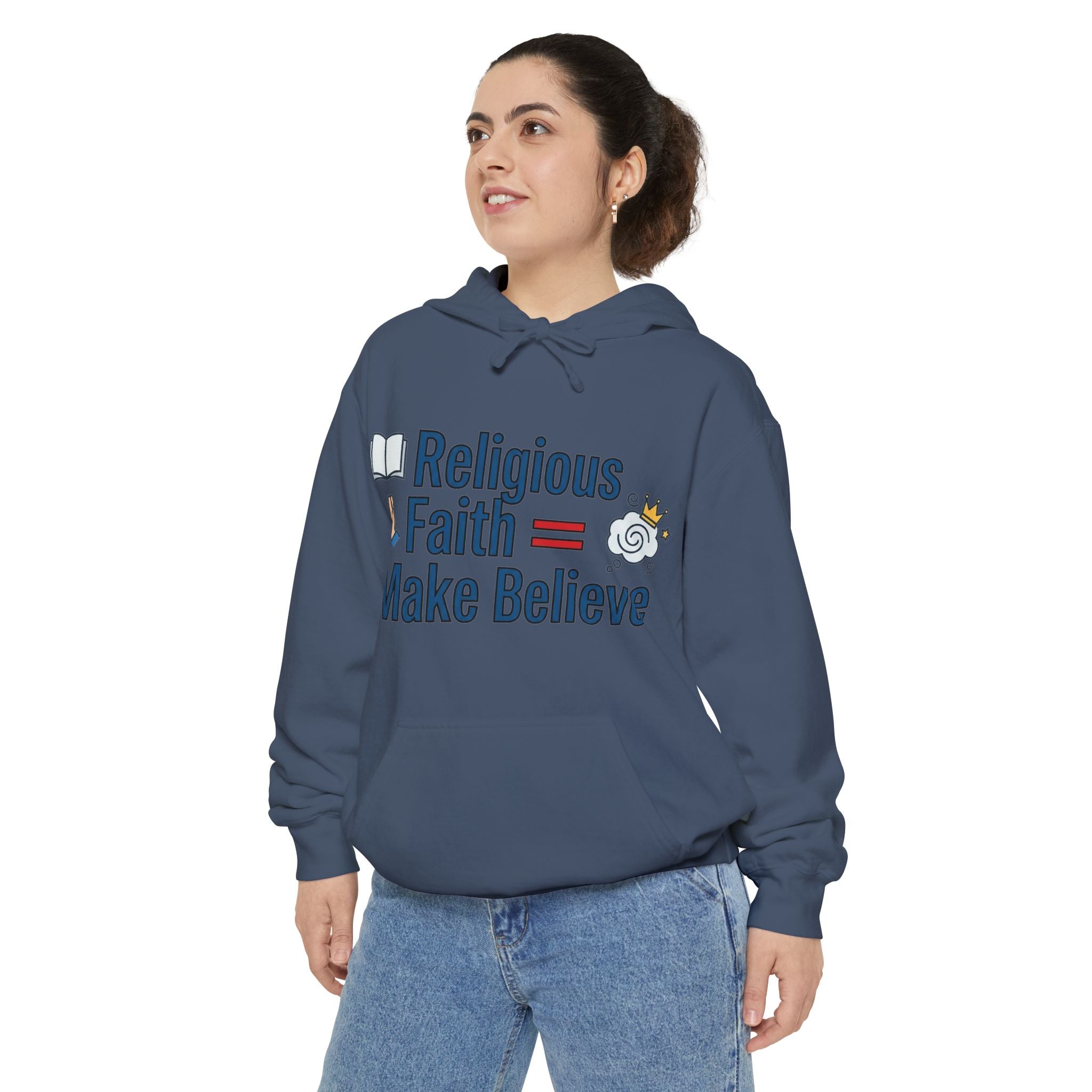 Make Believe Club Member | Garment-Dyed Hoodie — AttitudeShirts