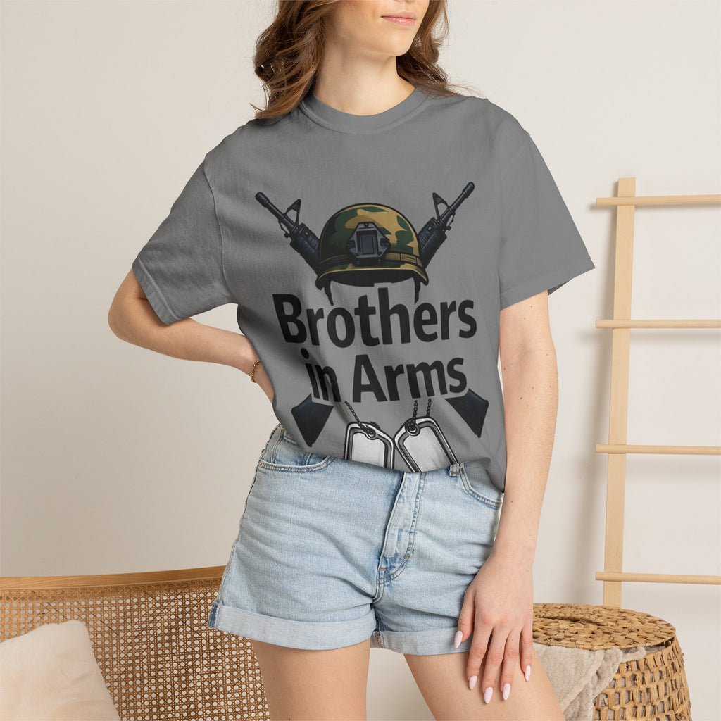 "Brothers in Arms" Unisex Garment-Dyed T-shirt