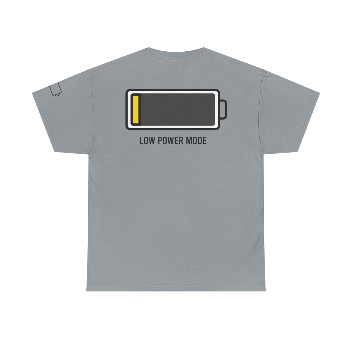 Color: Gravel | Low Power Mode Premium Graphic Tee